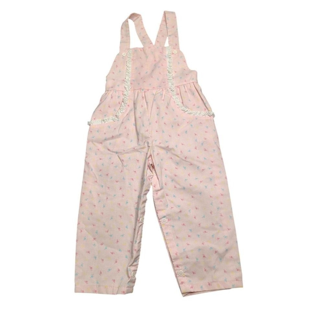 Vintgqe Buster brown overalls 24 months Floral